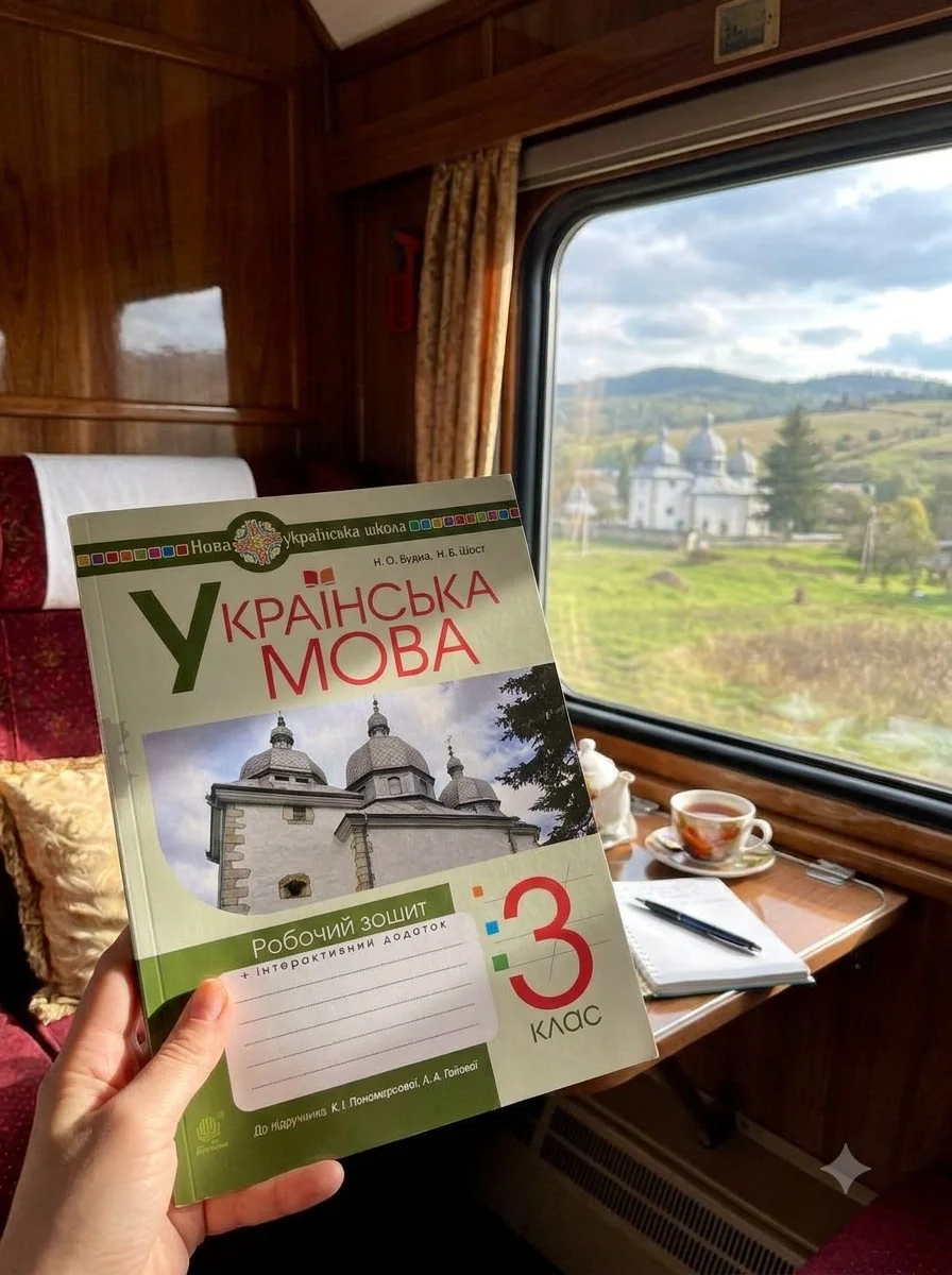 Українська мова. 3 клас. Робочий зошит (до підручника Пономарьової, Гайової) — Наталія Шост, обкладинка