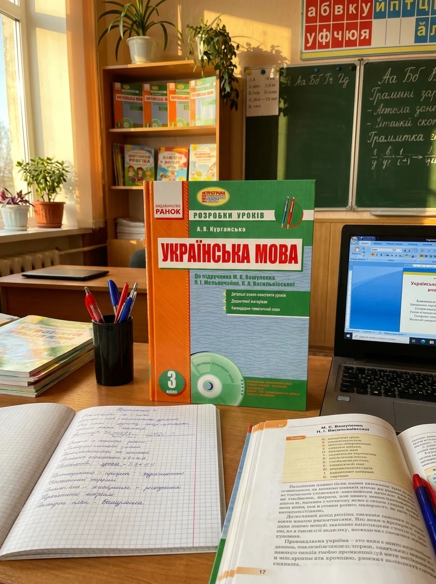 Українська мова. 3 клас. Розробки уроків до підручника О. М. Вашуленка — Вивчення мов