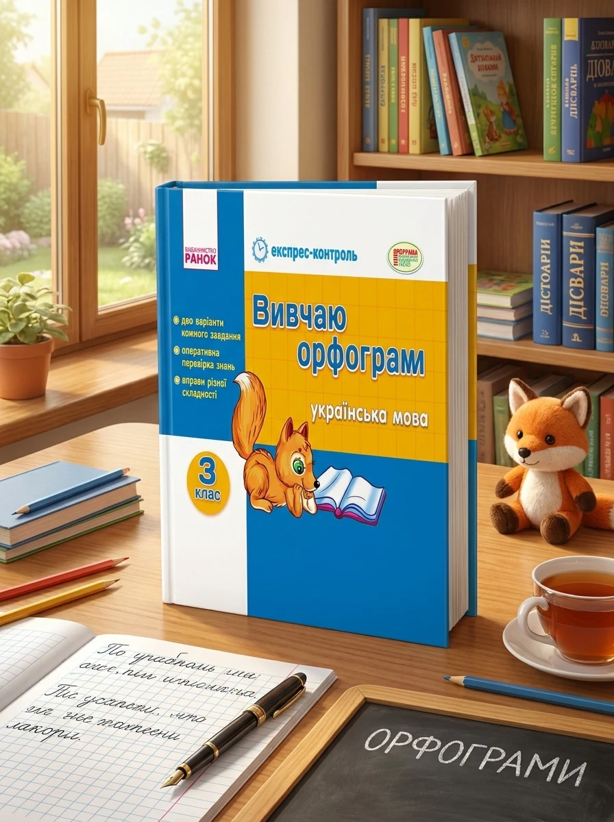 Українська мова. 3 клас. Вивчаю орфограми. Експрес-контроль — Вивчення мов