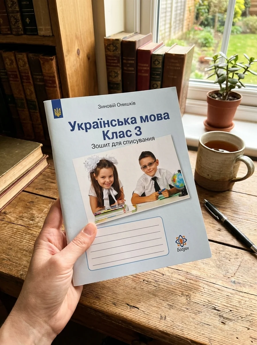 Українська мова. 3 клас. Зошит для списування — Зиновій Онишків, обкладинка