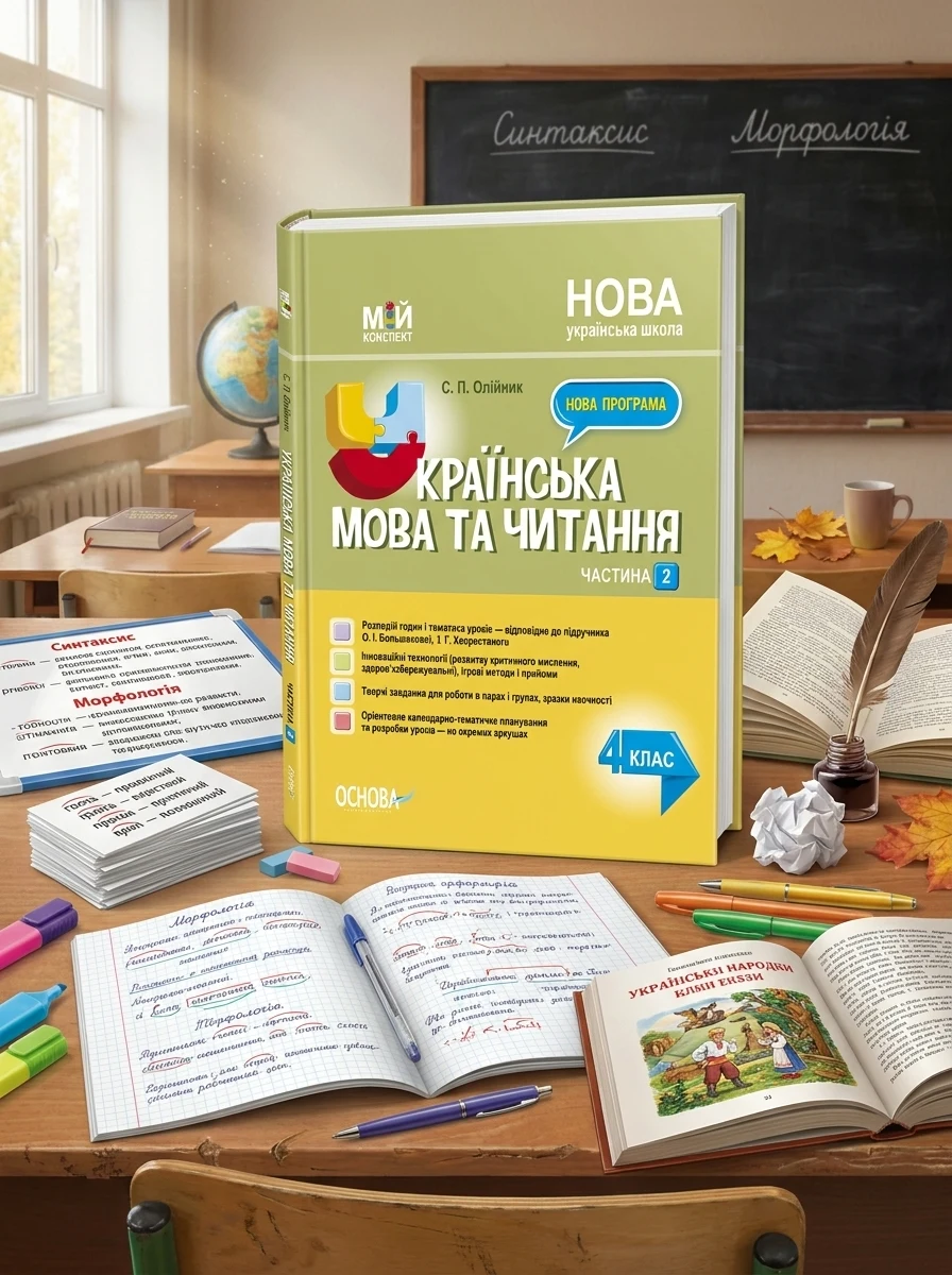 Українська мова. 4 клас. Частина 2 (за підручником О. І. Большакової, І. Г. Хворостяного) — Вивчення мов