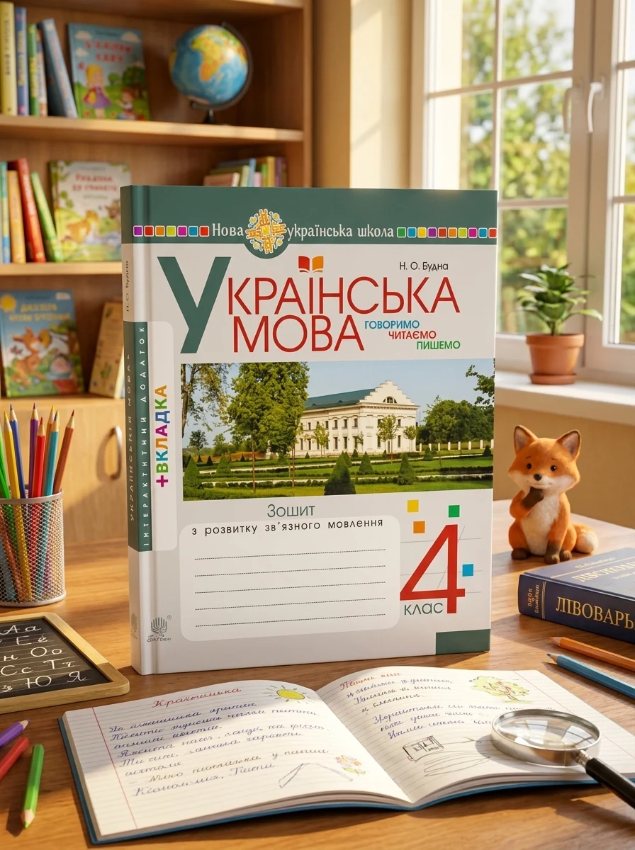 Українська мова. 4 клас. Говоримо, читаємо, пишемо. Зошит з розвитку зв’язного мовлення — Вивчення мов