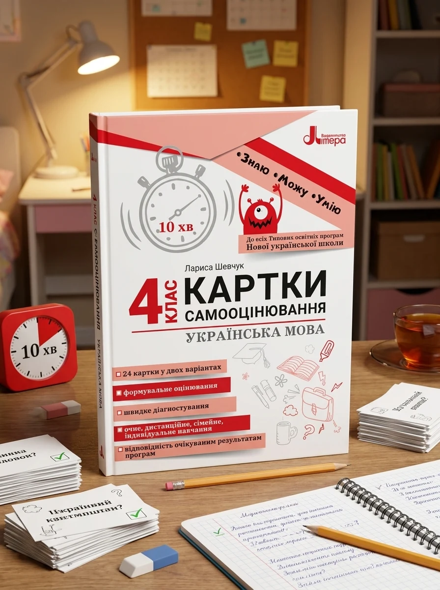 Українська мова. 4 клас. Картки самооцінювання — Вивчення мов