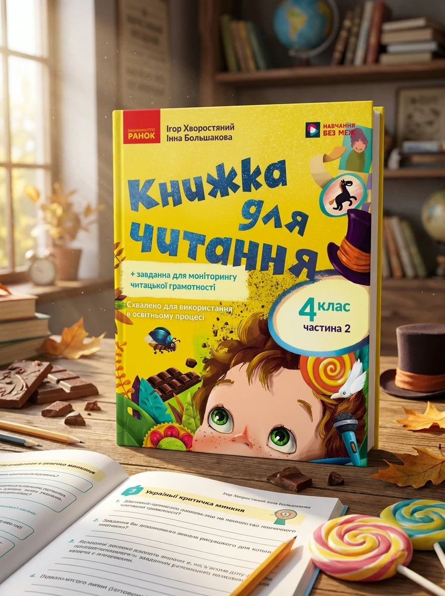 Українська мова. 4 клас. Книжка для читання із завданнями для моніторингу читацької грамотності. Частина 2 — Вивчення мов