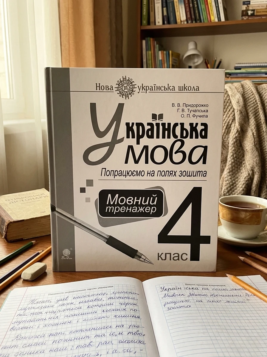 Українська мова. 4 клас. Попрацюємо на полях зошита. Мовний тренажер — Вивчення мов