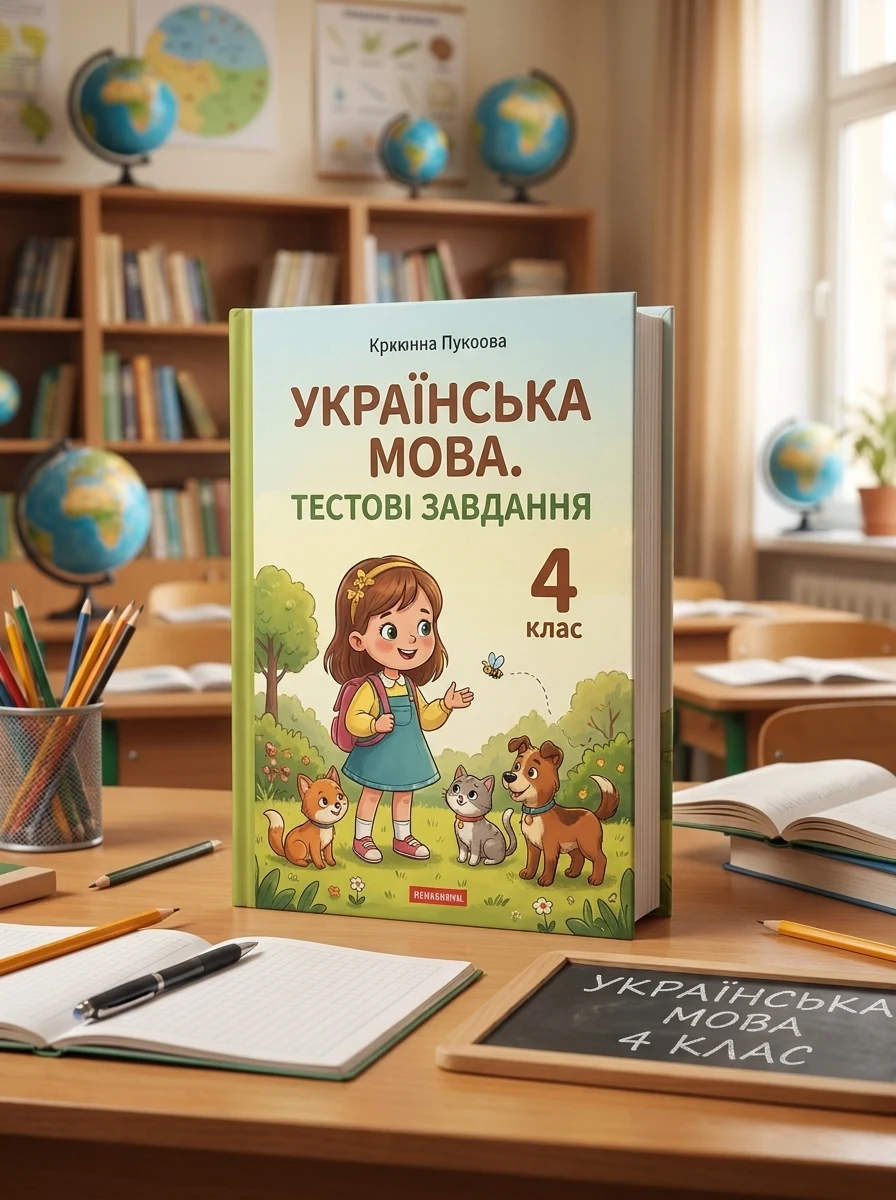 Українська мова. 4 клас. Тестові завдання