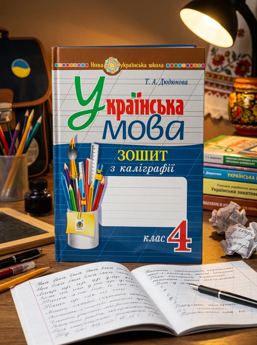 Українська мова. 4 клас. Зошит з каліграфії — Вивчення мов