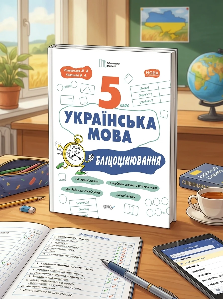 Українська мова. 5 клас. Бліцоцінювання — Вивчення мов
