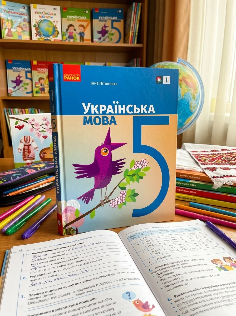 Українська мова. 5 клас. Підручник — Вивчення мов