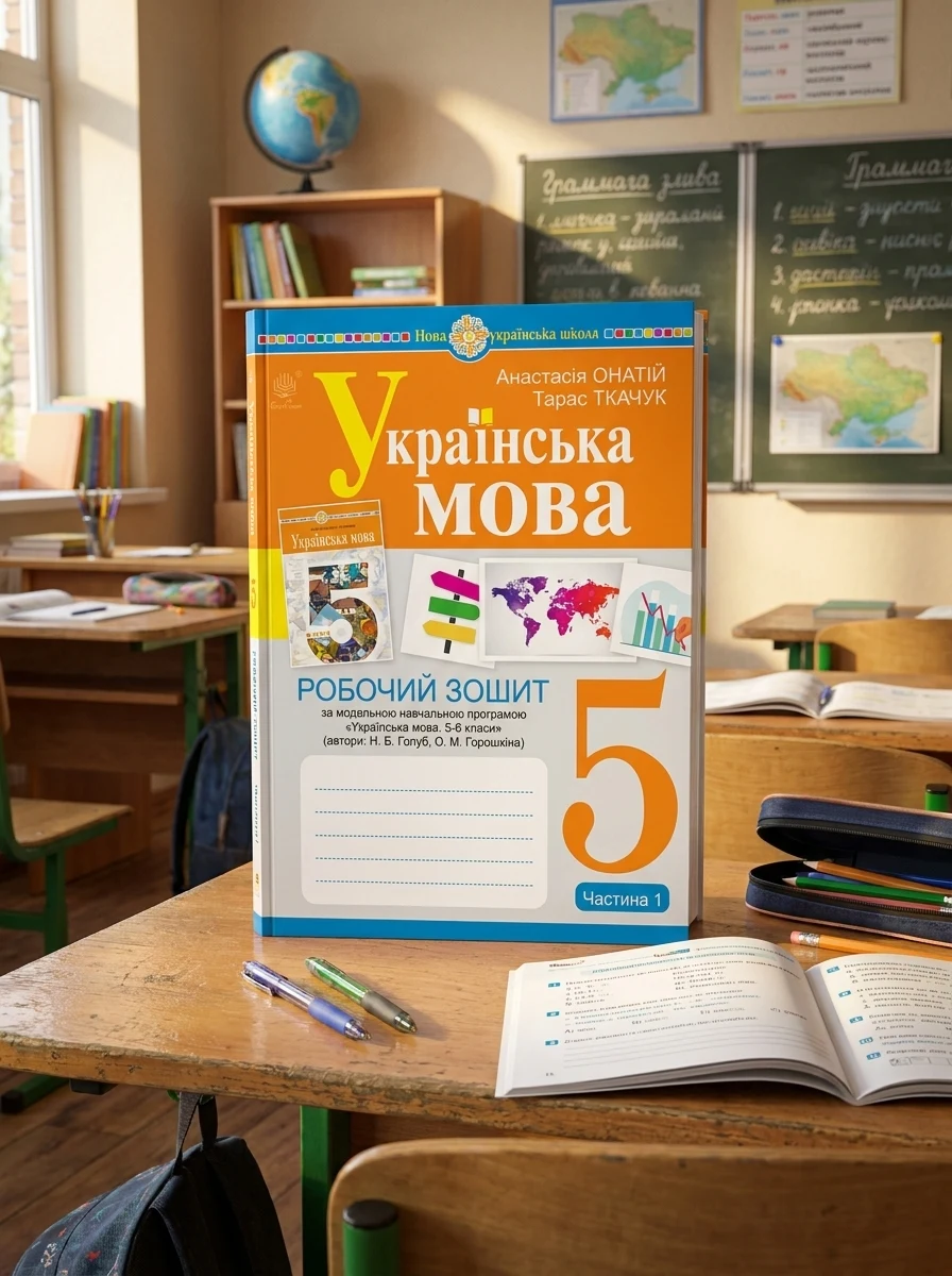 Українська мова. 5 клас. Робочий зошит. Частина 1 (за модельною програмою Голуб Н.Б., Горошкіної О.М.)