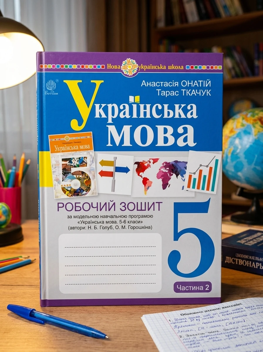 Українська мова. 5 клас. Робочий зошит. Частина 2 (за модельною програмою Голуб Н.Б., Горошкіної О.М.) — Вивчення мов