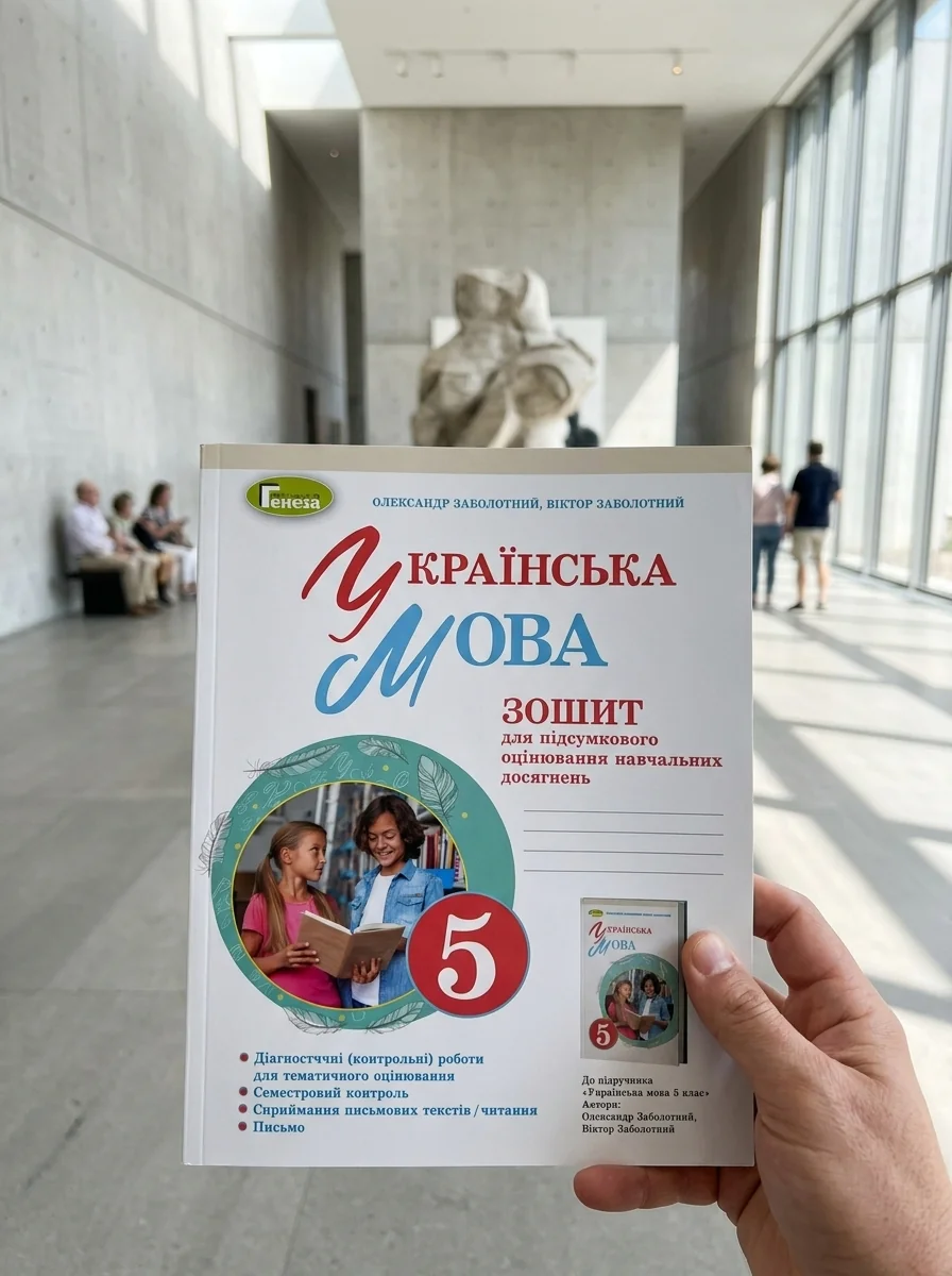 Українська мова 5 клас. Зошит для підсумкового оцінювання навчальних досягнень