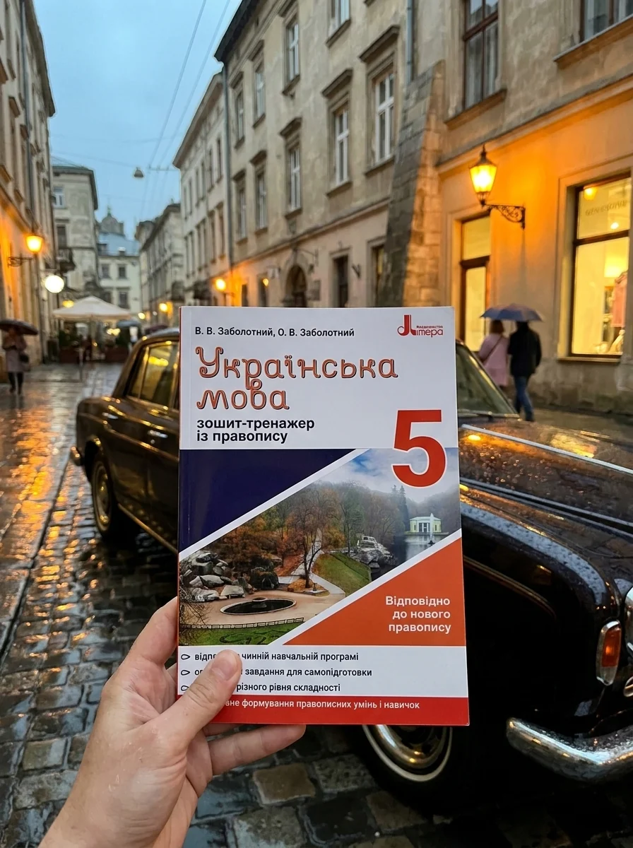 Українська мова 5 клас. Зошит-тренажер з правопису — Віктор Заболотний, обкладинка
