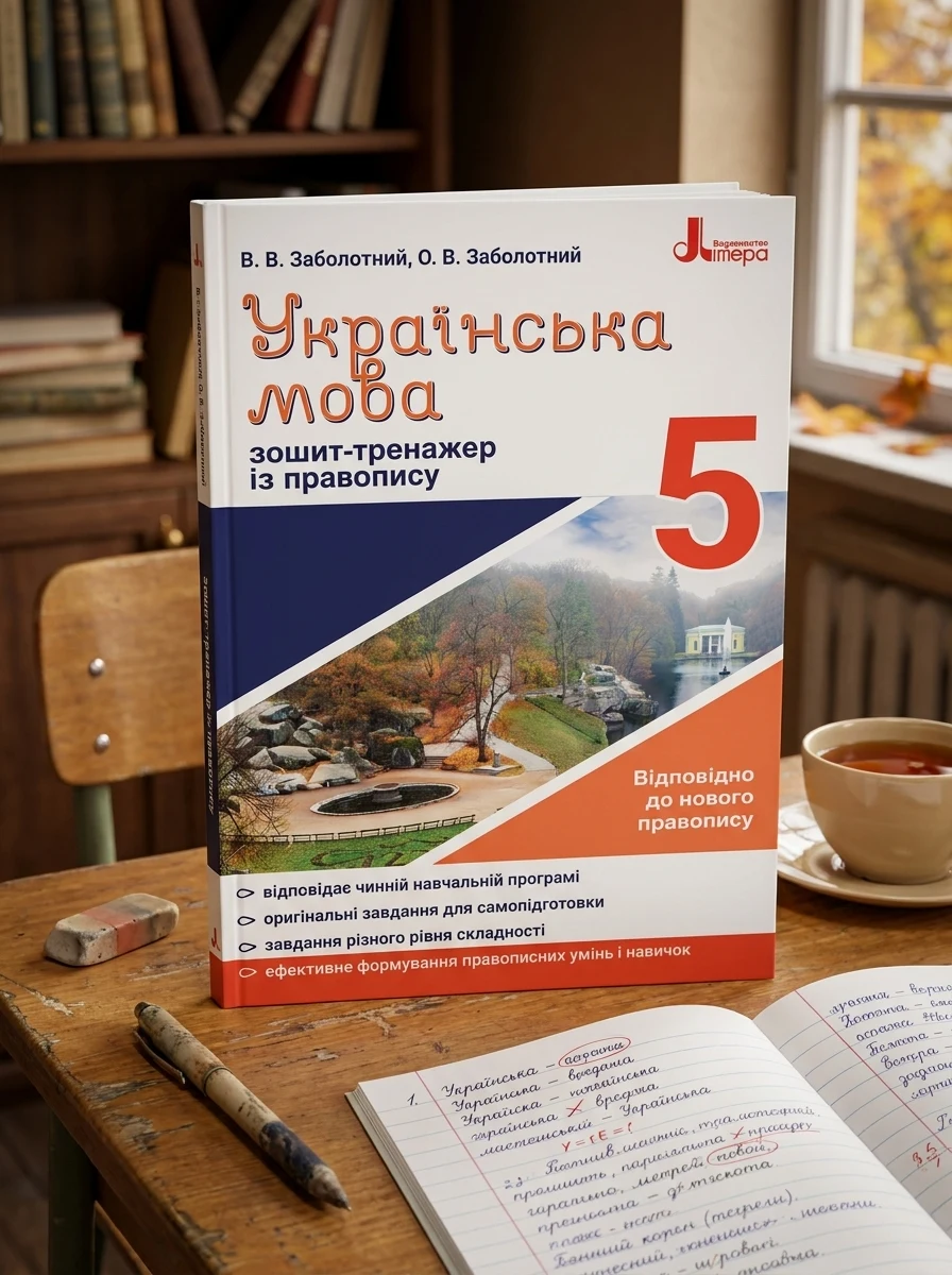 Українська мова 5 клас. Зошит-тренажер з правопису — Вивчення мов