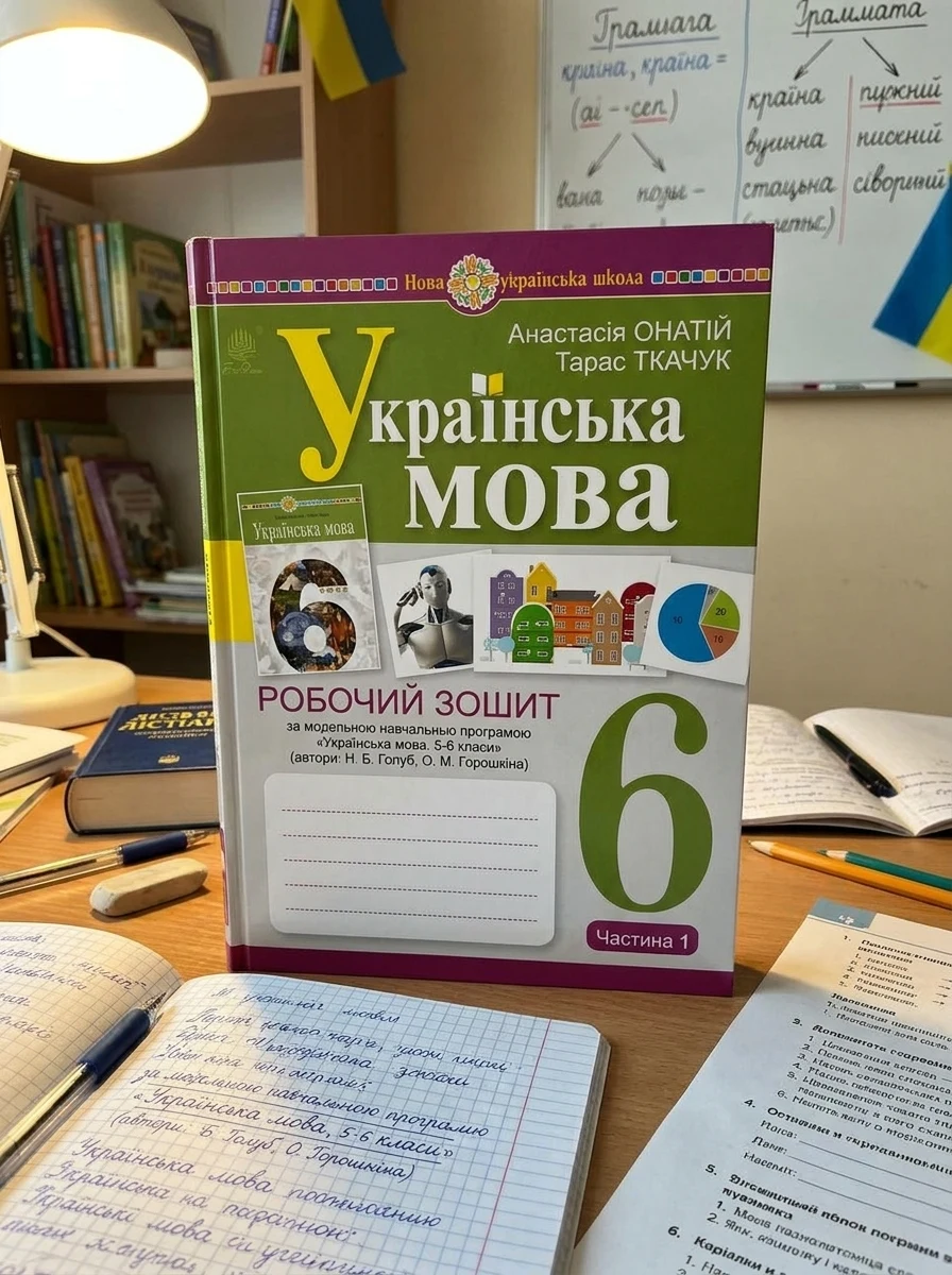 Українська мова. 6 клас. Робочий зошит. Частина 1 (за модельною програмою Голуб Н.Б., Горошкіної О.М.)