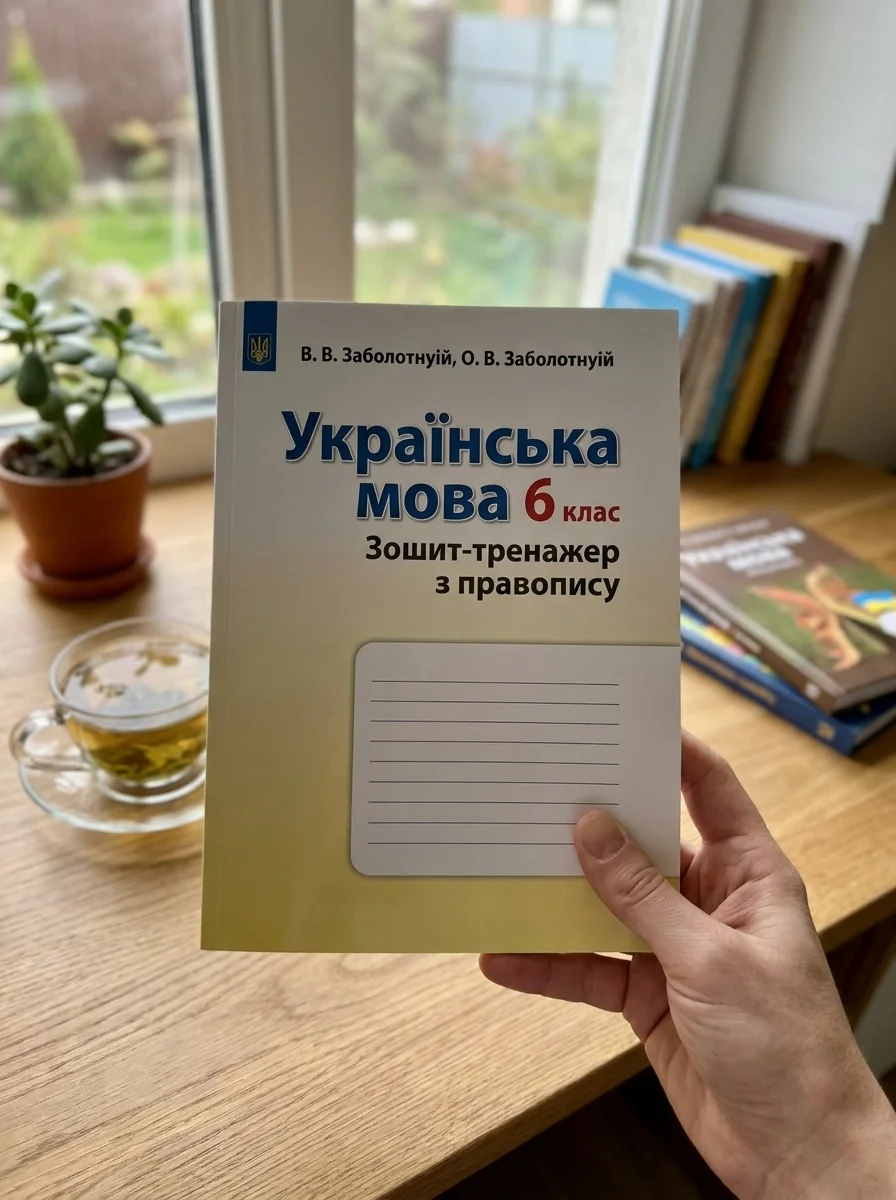 Українська мова 6 клас. Зошит-тренажер з правопису — Віктор Заболотний, обкладинка