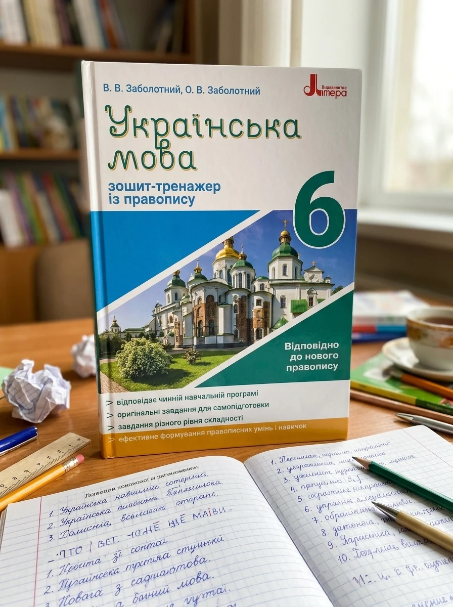 Українська мова 6 клас. Зошит-тренажер з правопису — Вивчення мов