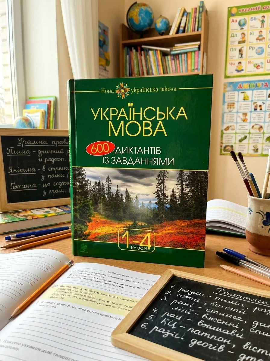 Українська мова. 600 диктантів із завданнями. 1-4 класи — Вивчення мов