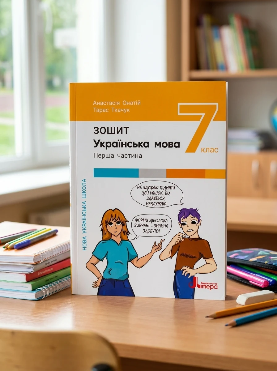 Українська мова. 7 клас. Зошит. Частина 1 — Вивчення мов