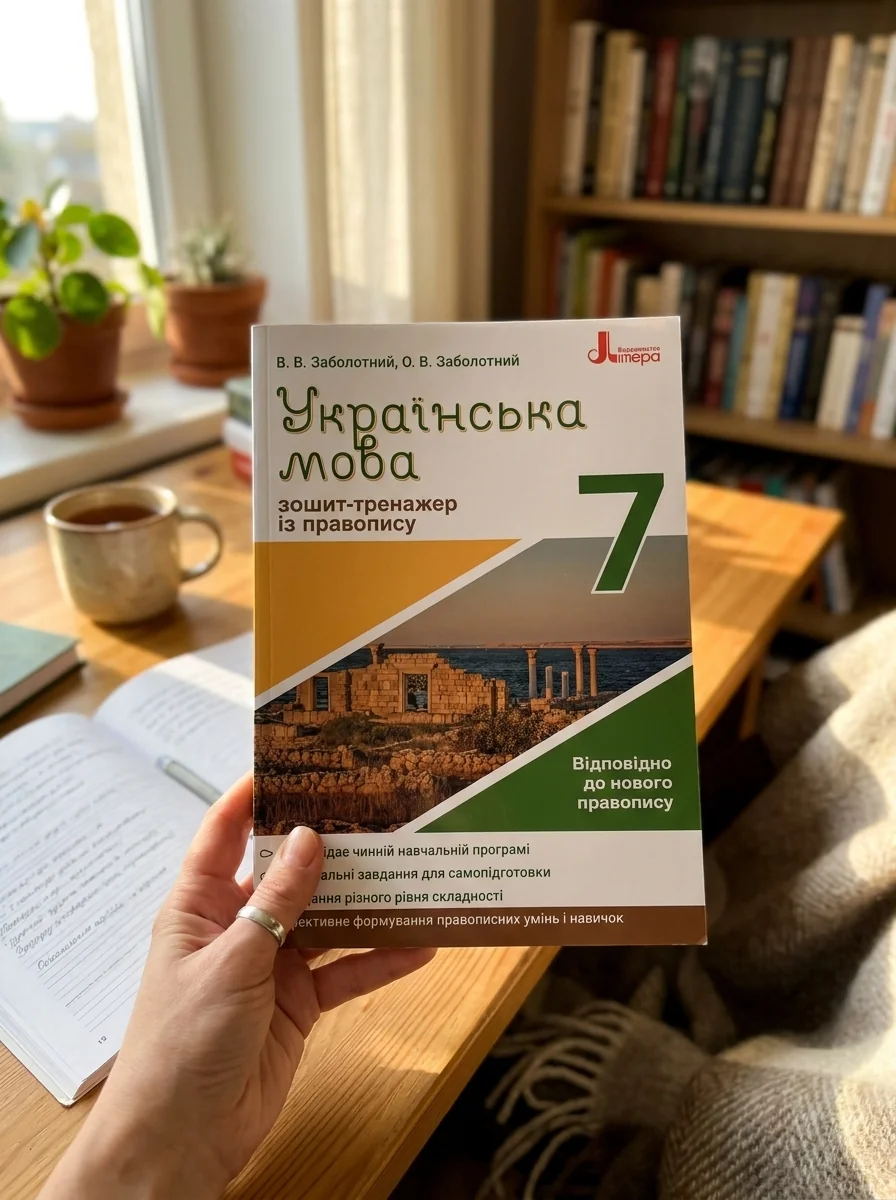 Українська мова 7 клас. Зошит-тренажер з правопису — Віктор Заболотний, обкладинка
