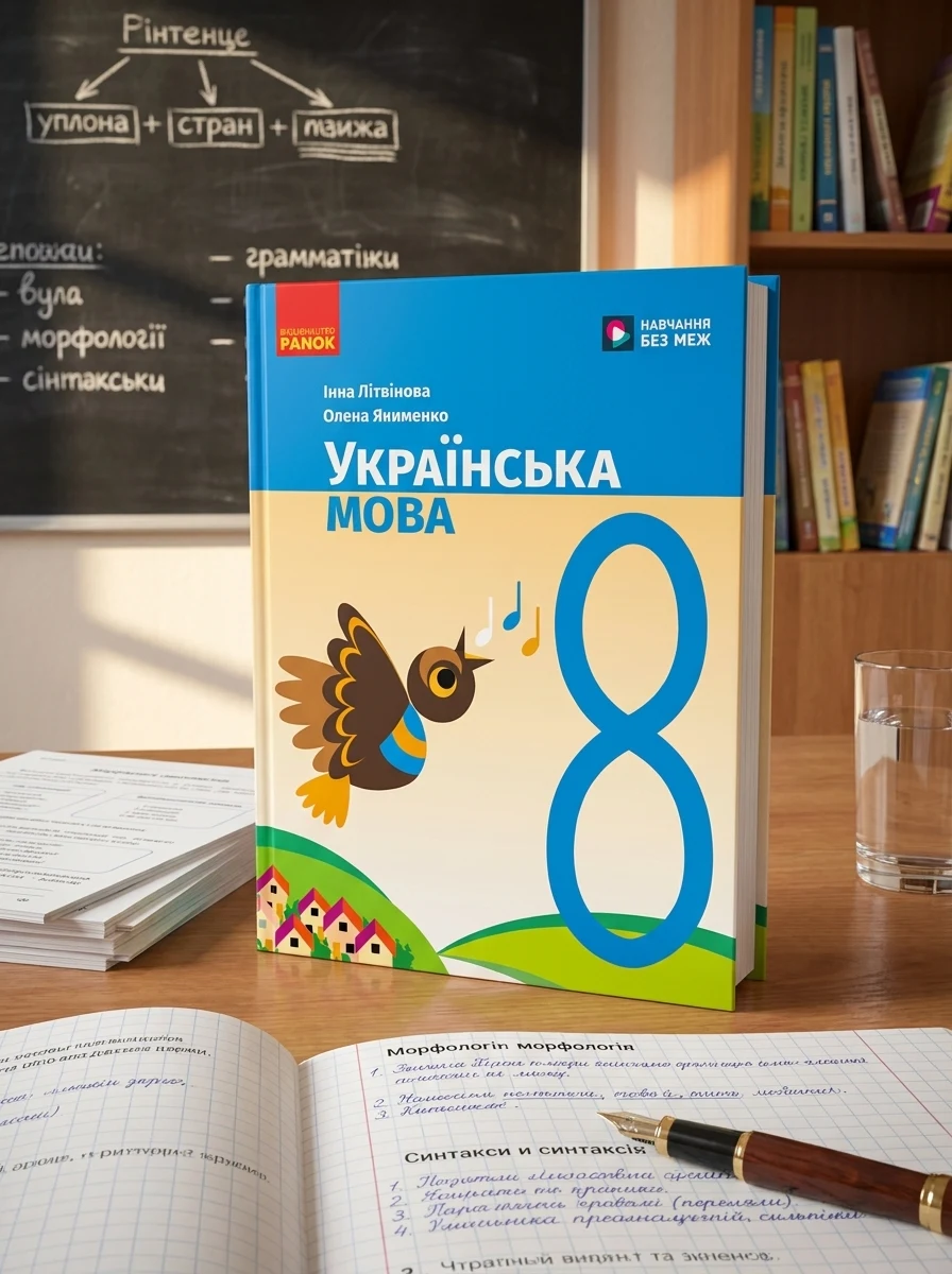 Українська мова. 8 клас. Підручник — Вивчення мов