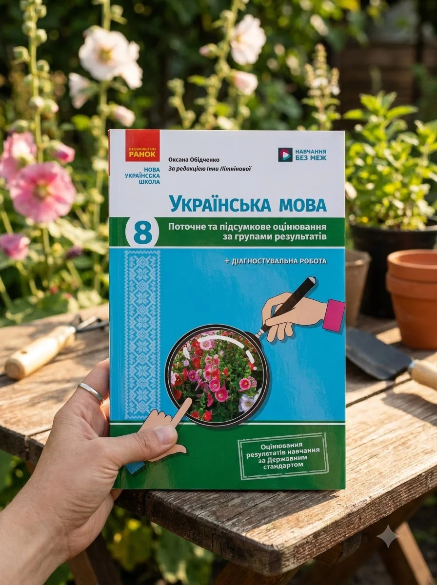 Українська мова. 8 клас. Поточне та підсумкове оцінювання за групами результатів — Вивчення мов