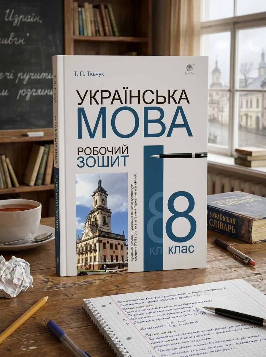 Українська мова. 8 клас. Робочий зошит. Видання шосте, доповнене та перероблене — Вивчення мов