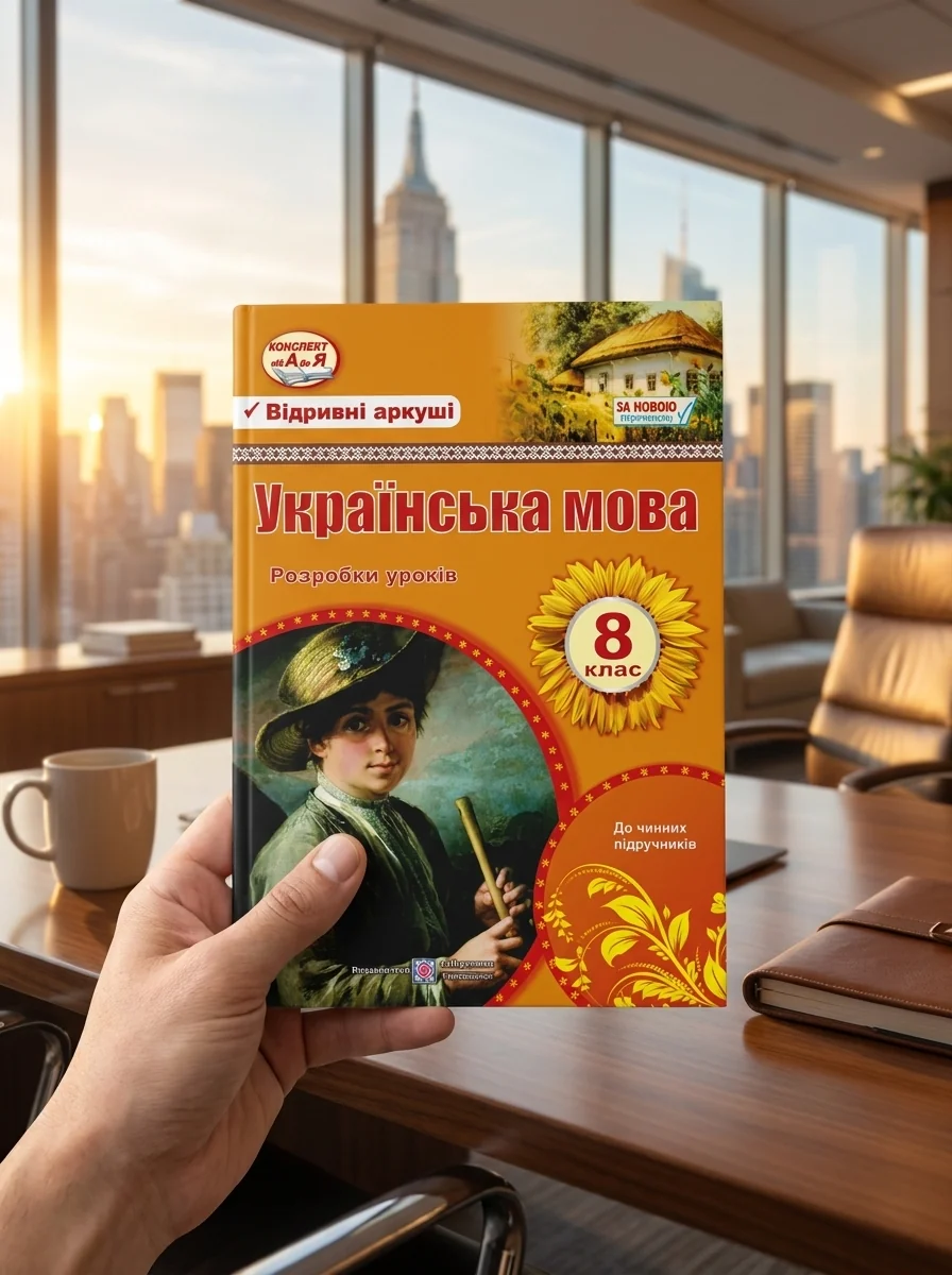 Українська мова. 8 клас. Розробки уроків — Залюбовська Л., обкладинка