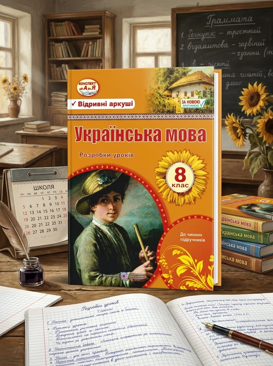 Українська мова. 8 клас. Розробки уроків — Залюбовська Л., фото 2