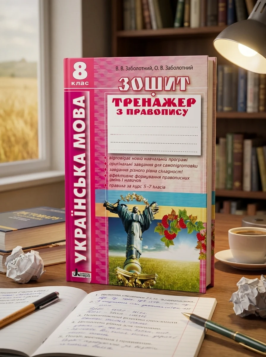 Українська мова. 8 клас. Зошит тренажер з правопису — Вивчення мов