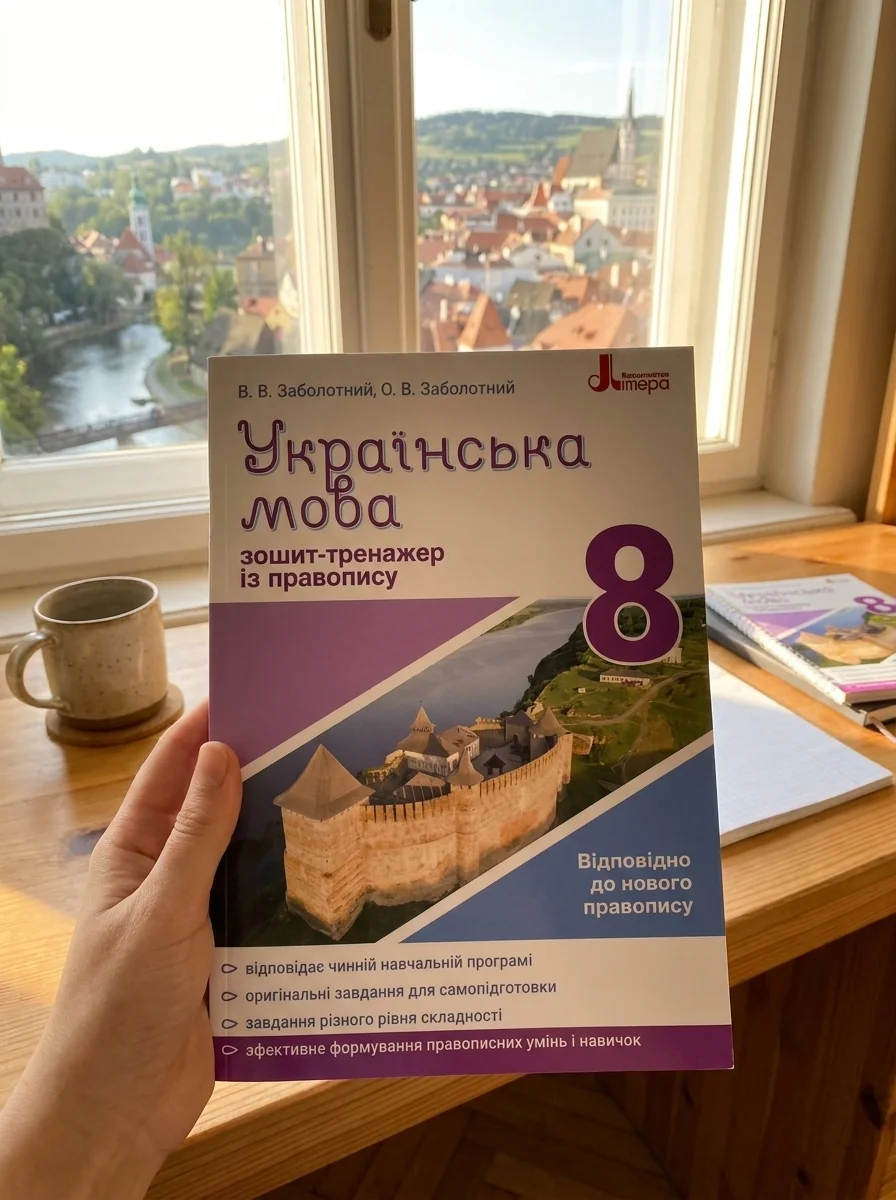 Українська мова 8 клас. Зошит-тренажер з правопису — Віктор Заболотний, обкладинка