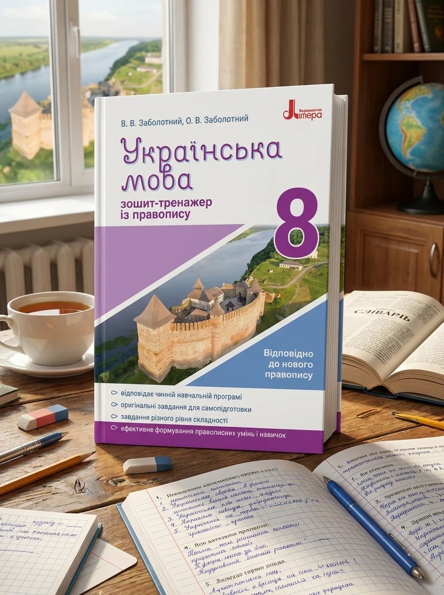 Українська мова 8 клас. Зошит-тренажер з правопису — Вивчення мов