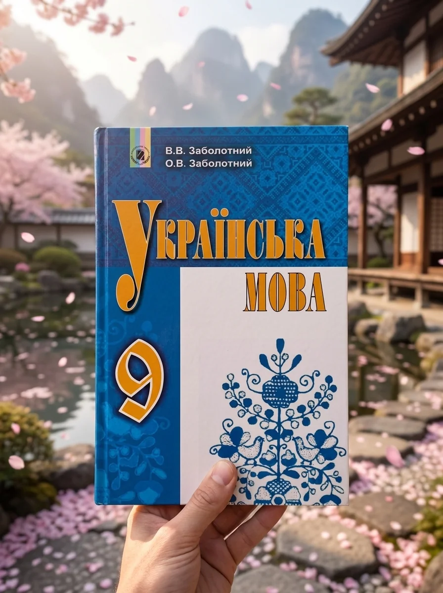 Українська мова 9 клас — Віктор Заболотний, обкладинка