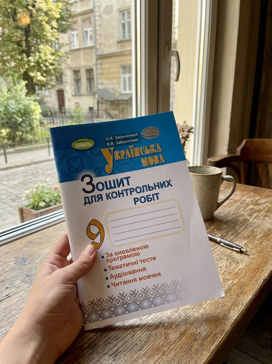 Українська мова. 9 клас. Зошит для контрольних робіт — фото 2