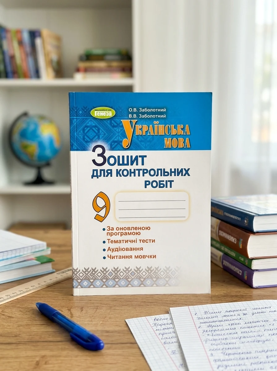 Українська мова. 9 клас. Зошит для контрольних робіт — Вивчення мов