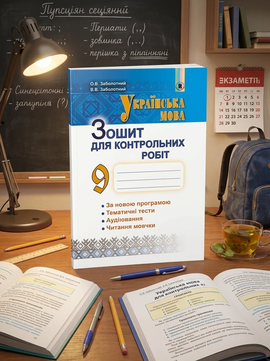 Українська мова 9 клас. Зошит для контрольних робіт — Вивчення мов