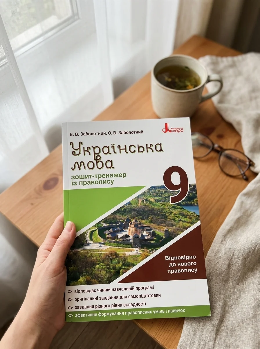Українська мова 9 клас. Зошит-тренажер з правопису — Віктор Заболотний, обкладинка