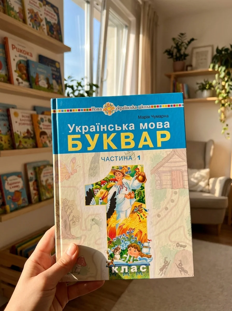 Українська мова. Буквар. 1 клас. Частина 1 — Марія Чумарна, обкладинка