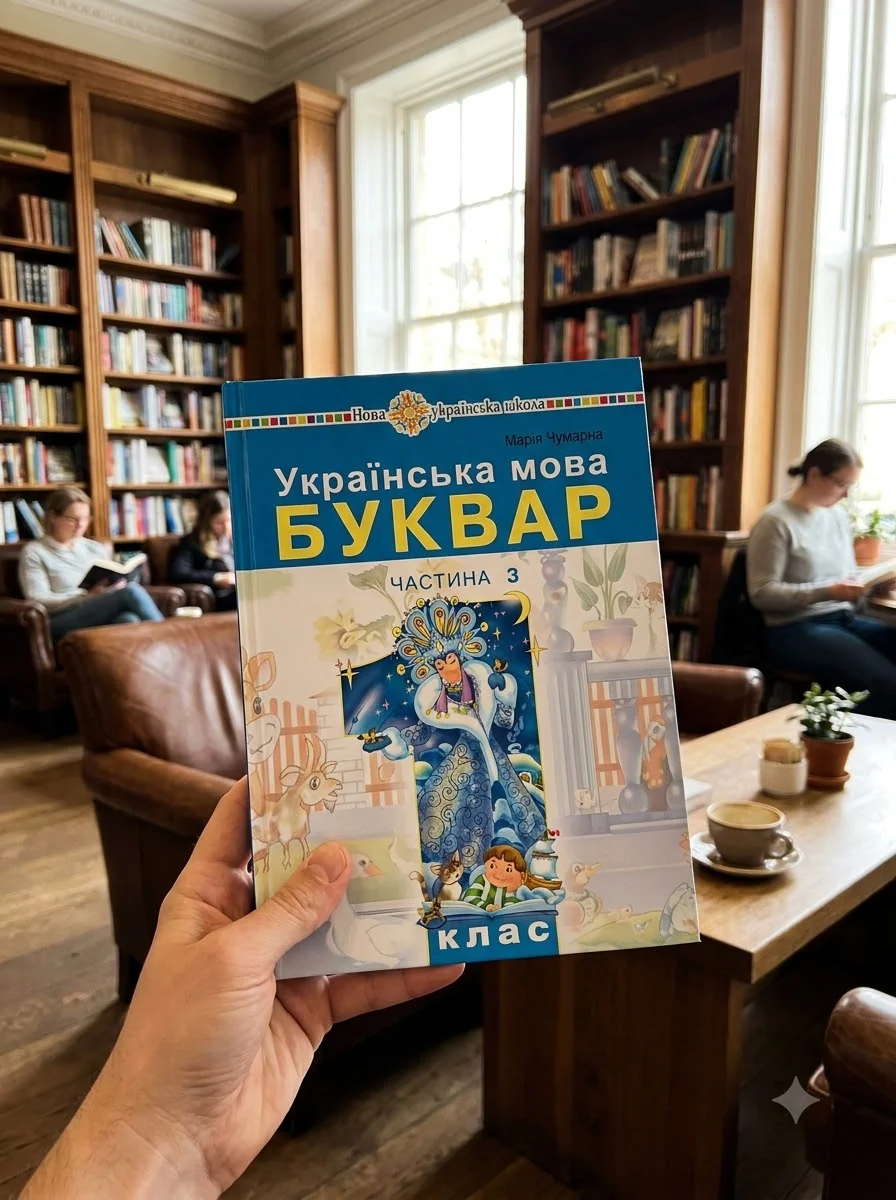 Українська мова. Буквар. 1 клас. Частина 3 — Марія Чумарна, обкладинка