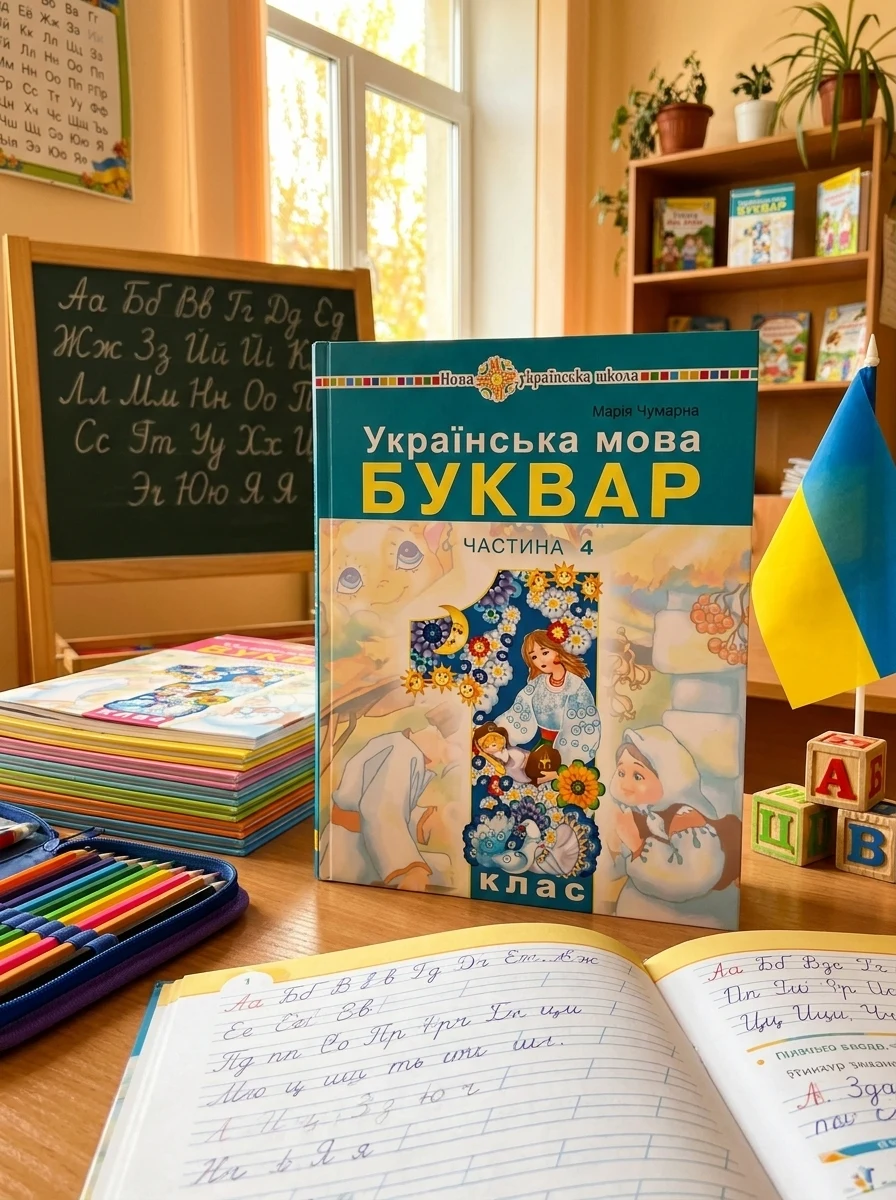 Українська мова. Буквар. 1 клас. Частина 4 — Вивчення мов