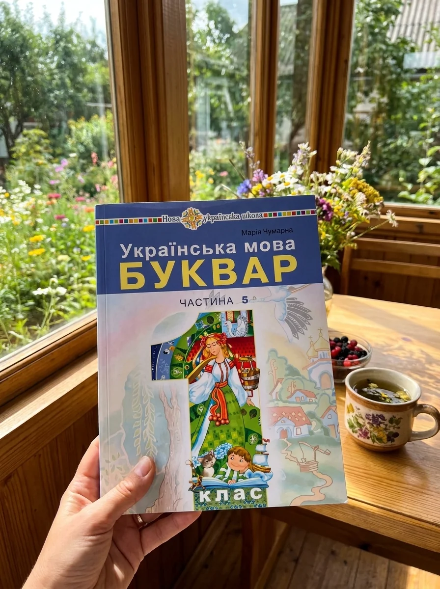 Українська мова. Буквар. 1 клас. Частина 5 — Марія Чумарна, обкладинка
