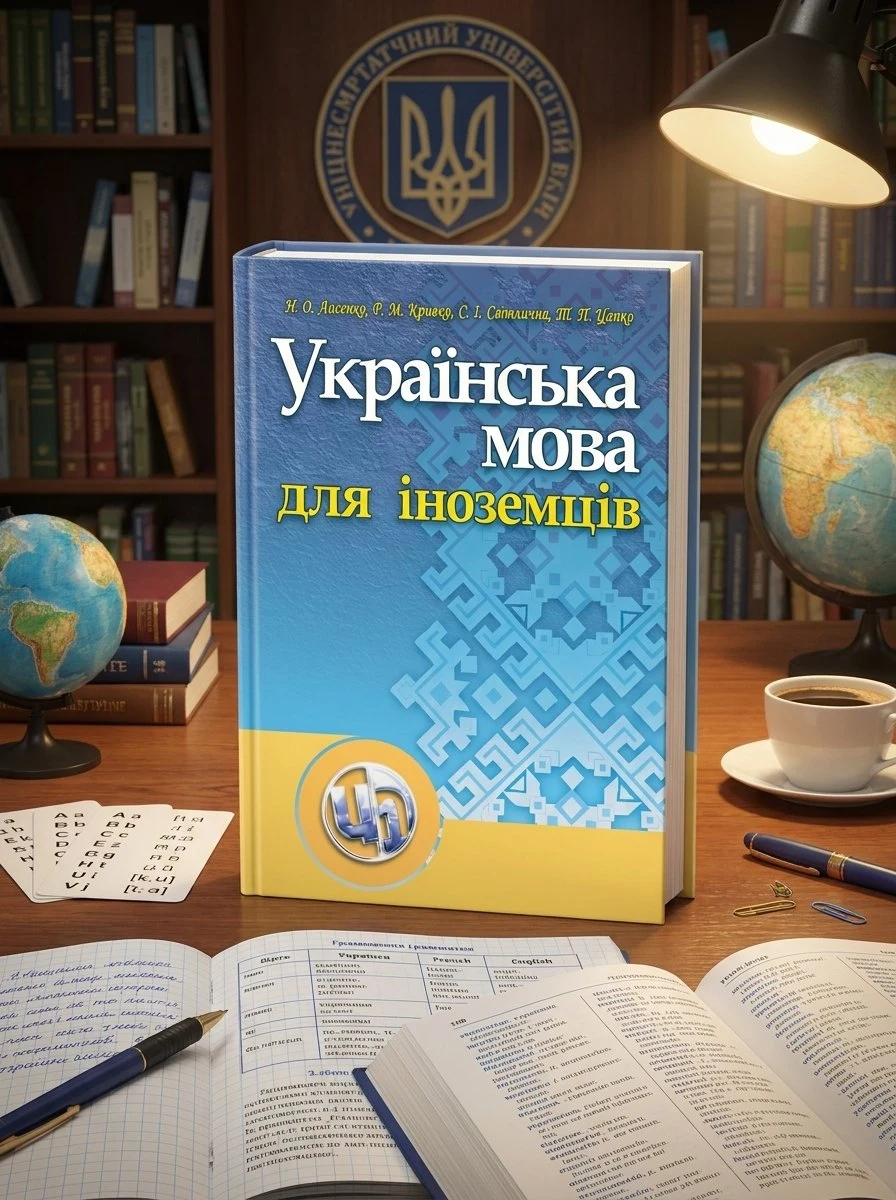 Українська мова для іноземців. Навчальний посібник рекомендовано МОН України — Лисенко Н.О., обкладинка