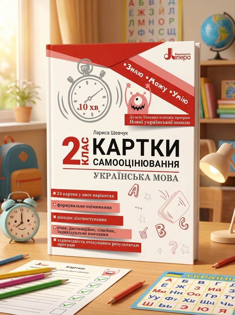 Українська мова. Картки самооцінювання. 2 клас — Вивчення мов