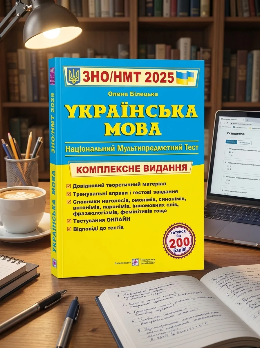Українська мова. Комплексне видання для підготовки до НМТ/ЗНО 2025 — фото 2
