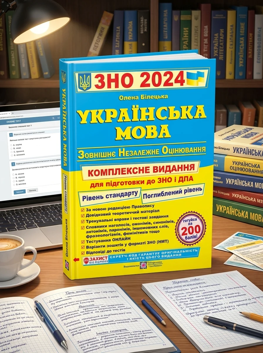 Українська мова. Комплексне видання для підготовки ЗНО та ДПА 2024 — фото 2