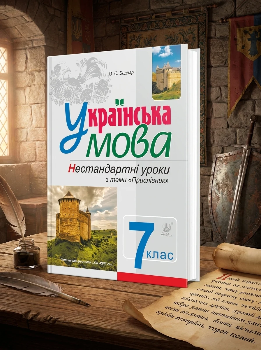 Українська мова. Нестандартні уроки з теми "Прислівник". 7 клас