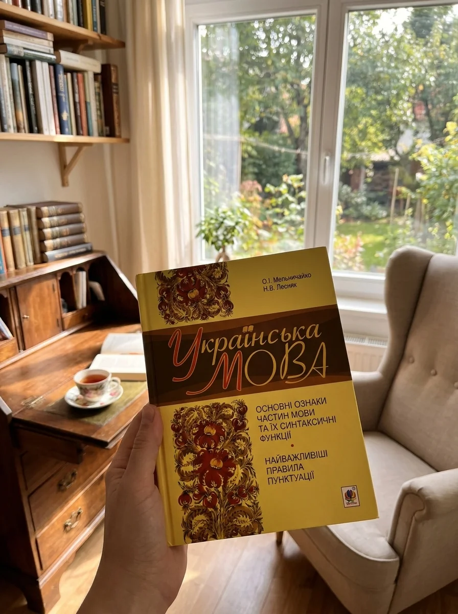 Українська мова. Основні ознаки частин мови та їх синтаксичні функції. Найважливіші правила пунктуації — Вивчення мов