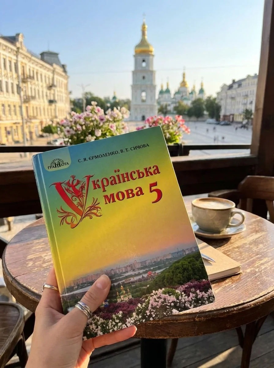 Українська мова. Підручник. 5 клас Єрмоленко А. Грамота, обкладинка