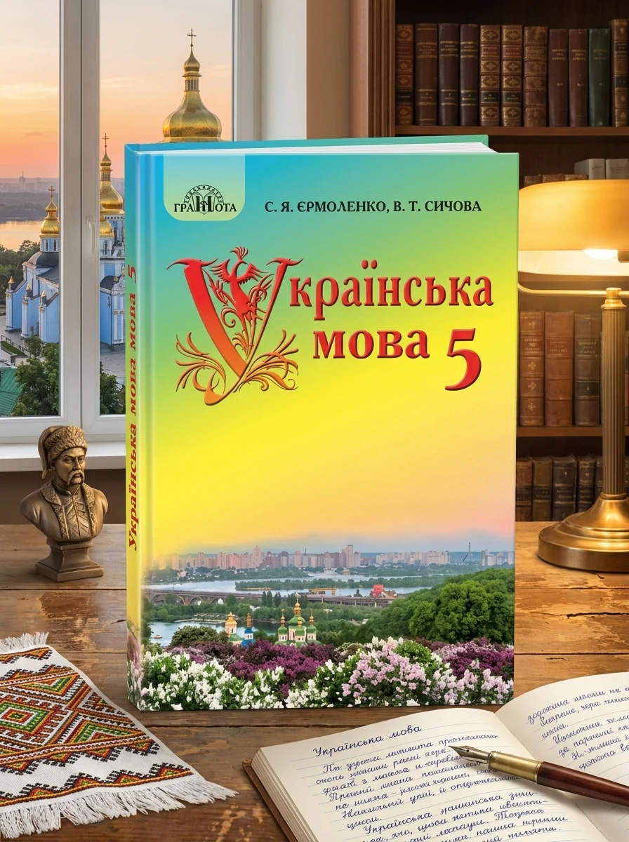 Українська мова. Підручник. 5 клас Єрмоленко А. Грамота, фото 2