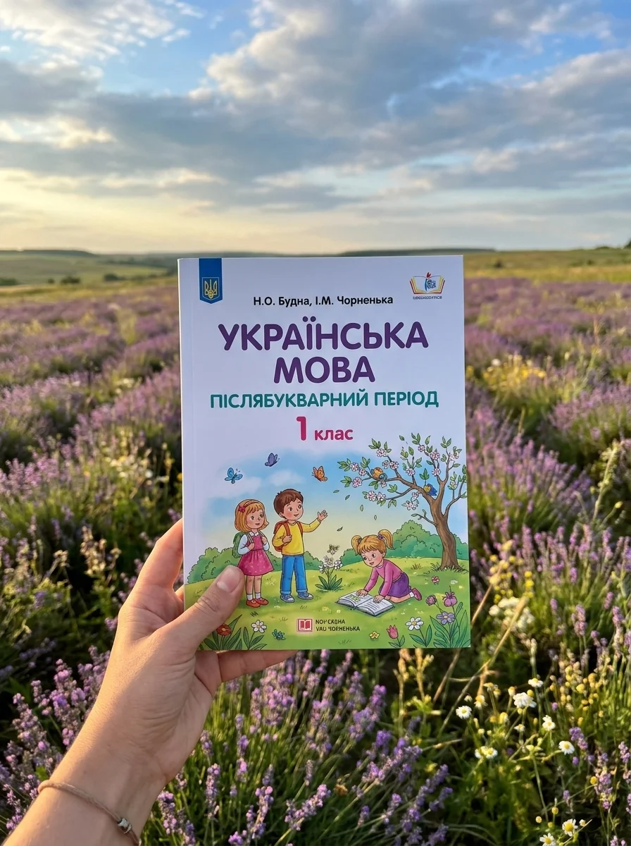 Українська мова. Післябукварний період. 1 клас — Наталя Будна, обкладинка
